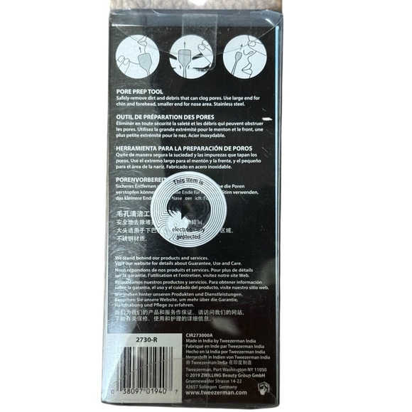 NEW Tweezerman Pore Prep Tool Pore Blemish Blackhead Extractor Remover Tool - Picture 2 of 5